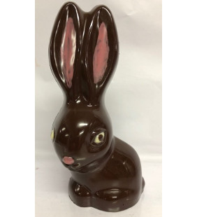 Lapin grandes oreilles en chocolat noir