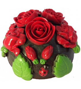 Bouquet de roses en chocolat