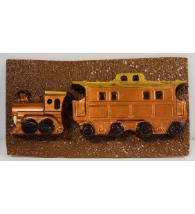 Train + locomotive en chocolat