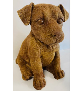 Grand Chien assis en chocolat au lait
