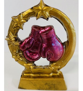 Trophée gant de boxe en chocolat