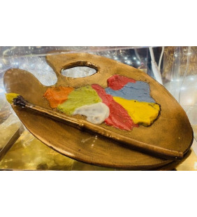 Palette de peinture en chocolat mixte