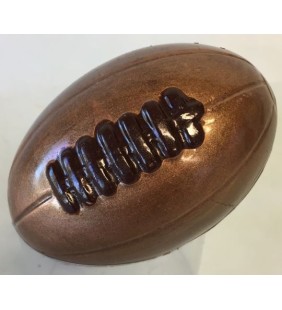 Petit Ballon de rugby en chocolat noir