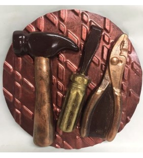 Kit outils de bricolage en chocolat